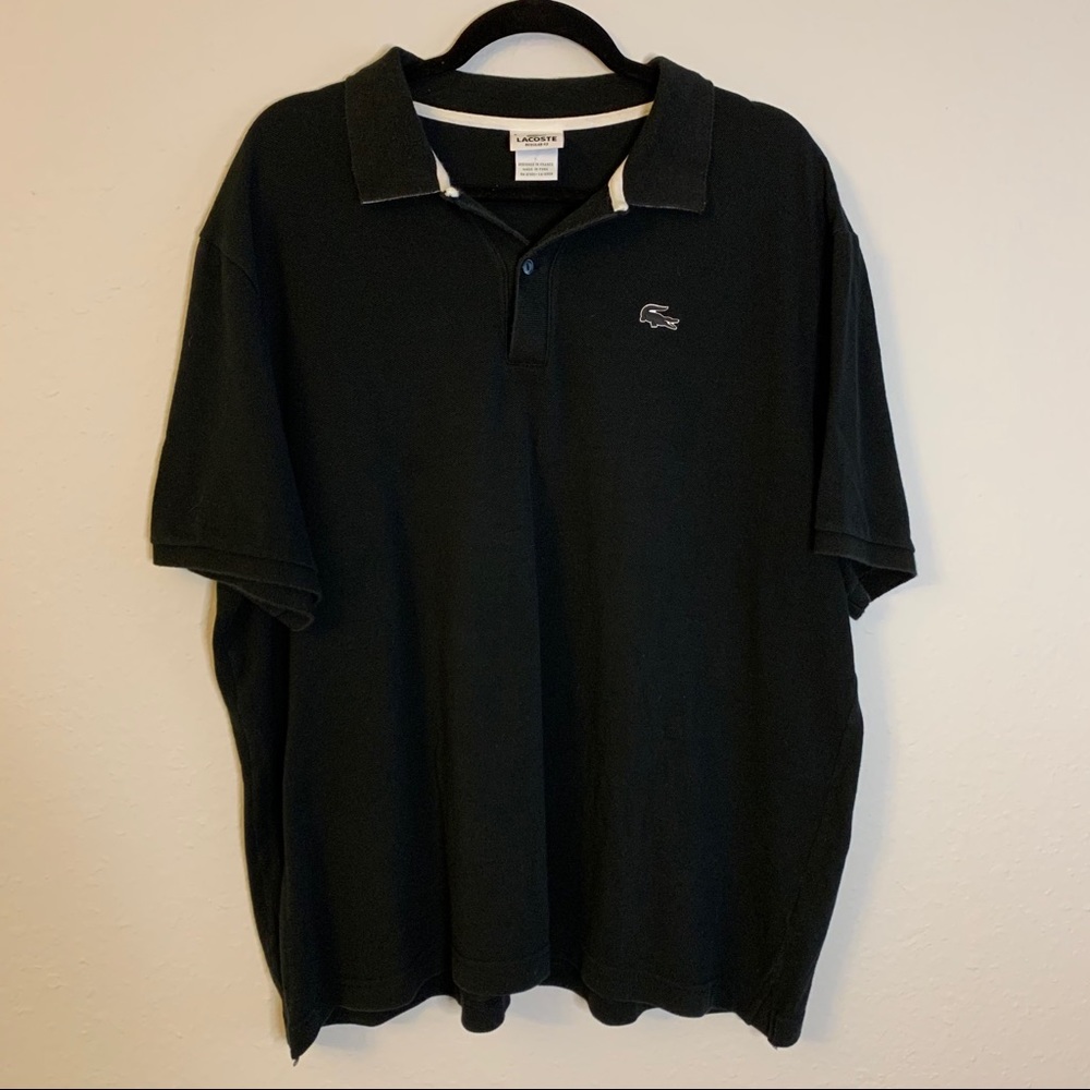 Men’s Lacoste Black Polo Regular Fit XXL/3X Shirt